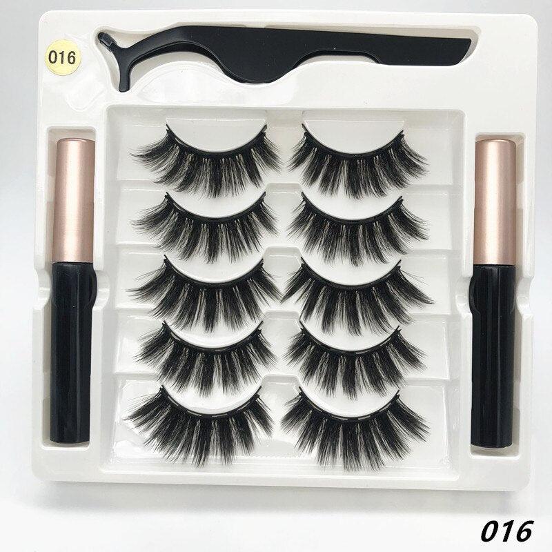 3/5 pairs of Natural Magnetic Eyelashes - ShopEbonyMonique