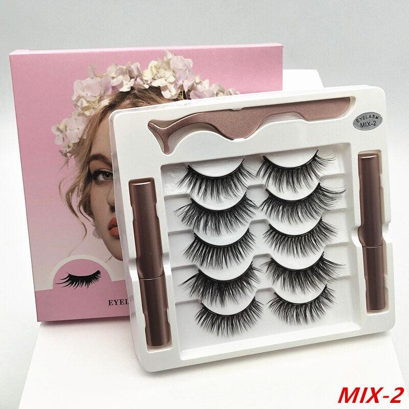 3/5 pairs of Natural Magnetic Eyelashes - ShopEbonyMonique