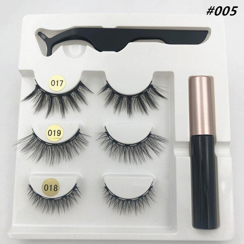 3/5 pairs of Natural Magnetic Eyelashes - ShopEbonyMonique