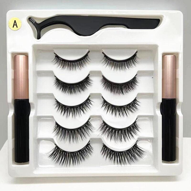 3/5 pairs of Natural Magnetic Eyelashes - ShopEbonyMonique