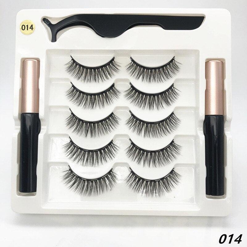 3/5 pairs of Natural Magnetic Eyelashes - ShopEbonyMonique