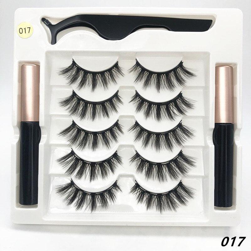 3/5 pairs of Natural Magnetic Eyelashes - ShopEbonyMonique