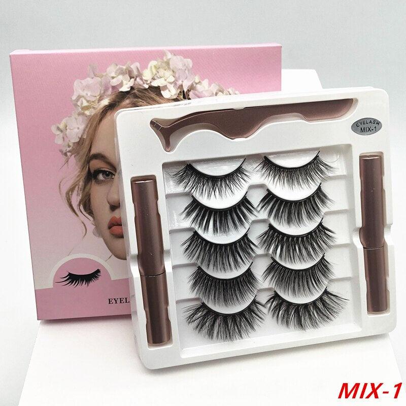 3/5 pairs of Natural Magnetic Eyelashes - ShopEbonyMonique