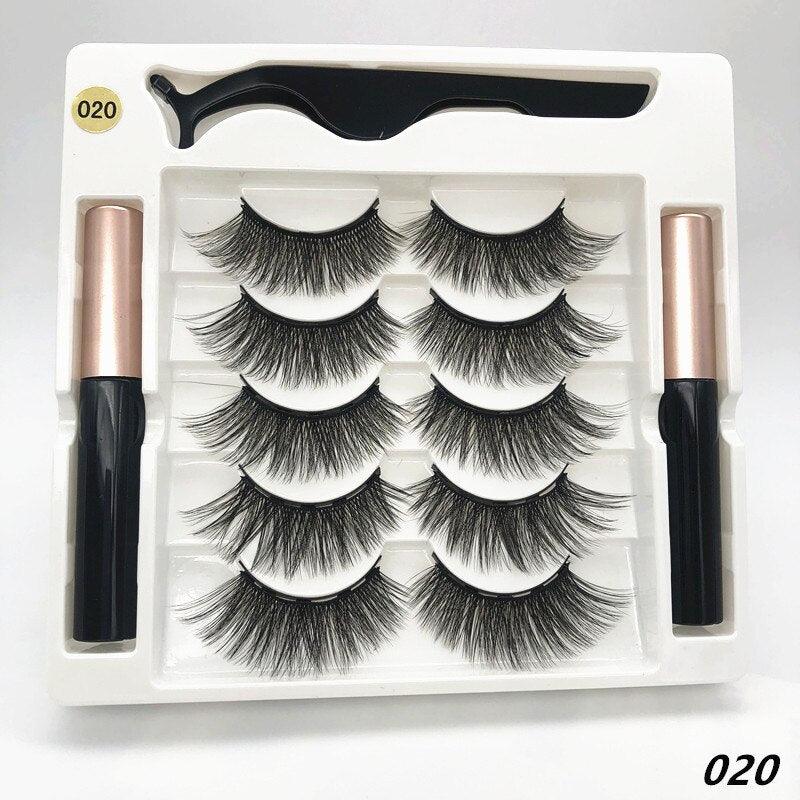 3/5 pairs of Natural Magnetic Eyelashes - ShopEbonyMonique