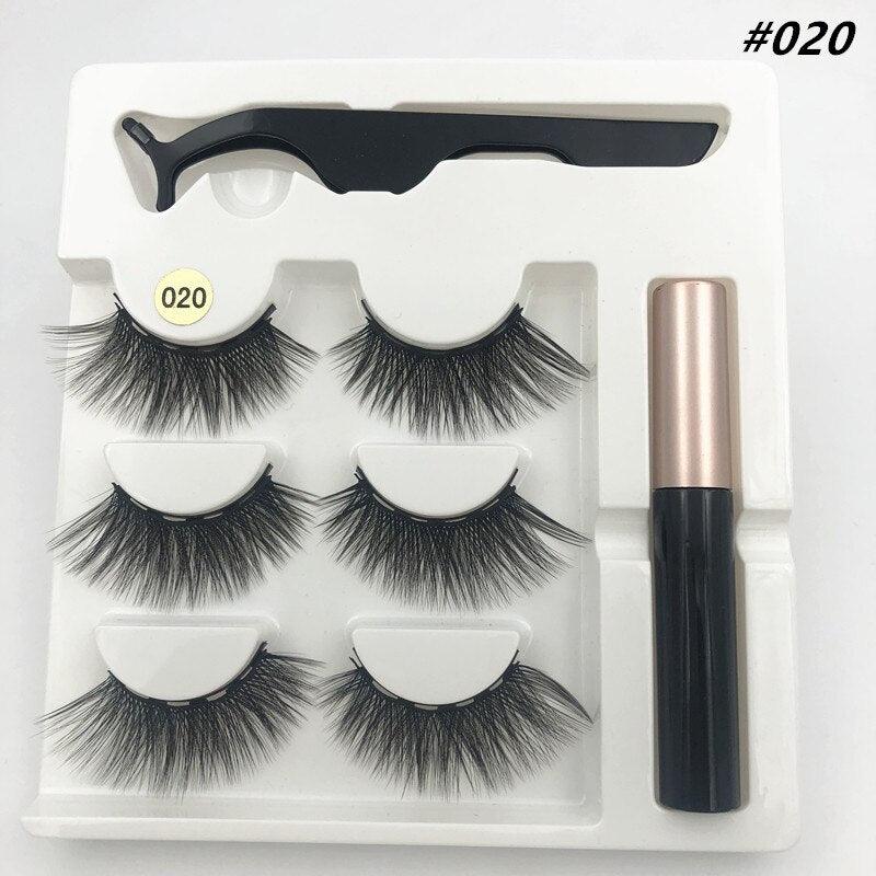 3/5 pairs of Natural Magnetic Eyelashes - ShopEbonyMonique