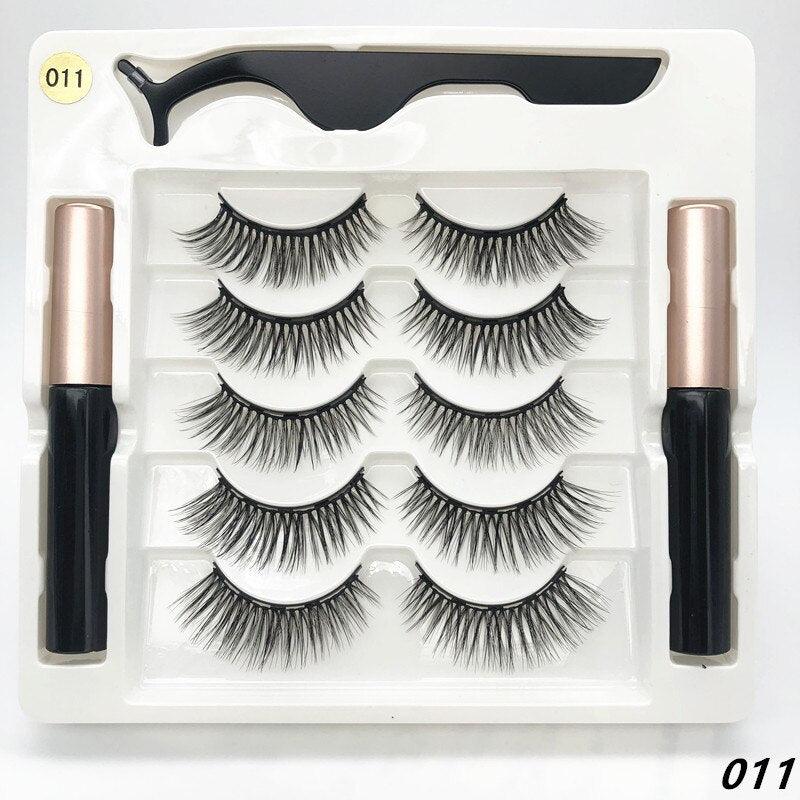 3/5 pairs of Natural Magnetic Eyelashes - ShopEbonyMonique