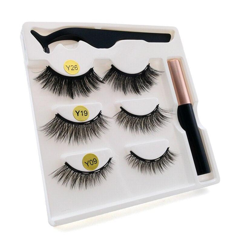 3/5 pairs of Natural Magnetic Eyelashes - ShopEbonyMonique