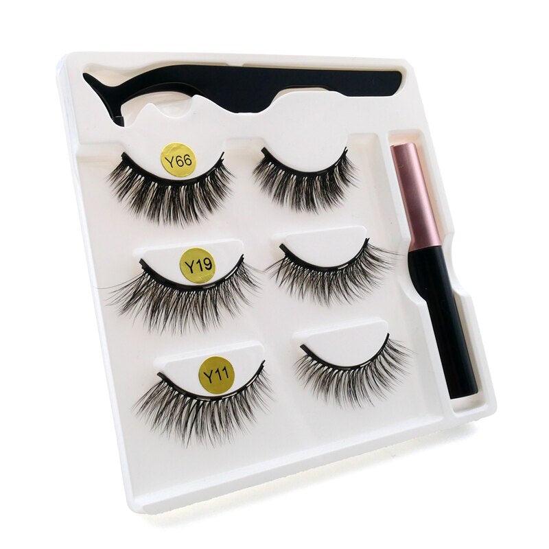 3/5 pairs of Natural Magnetic Eyelashes - ShopEbonyMonique