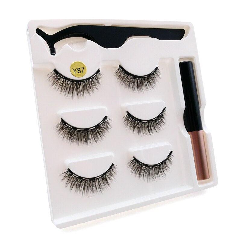 3/5 pairs of Natural Magnetic Eyelashes - ShopEbonyMonique