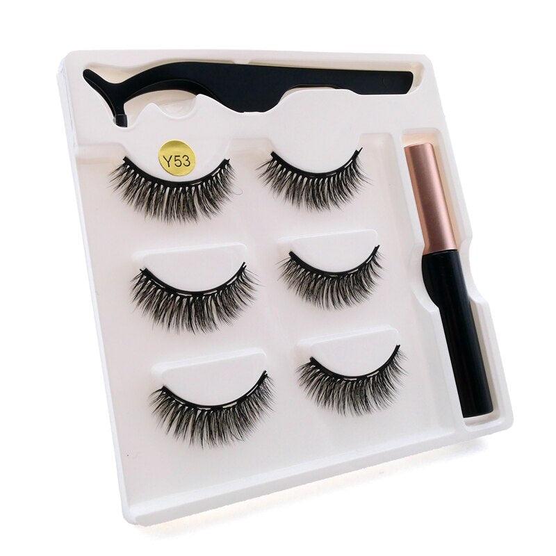 3/5 pairs of Natural Magnetic Eyelashes - ShopEbonyMonique