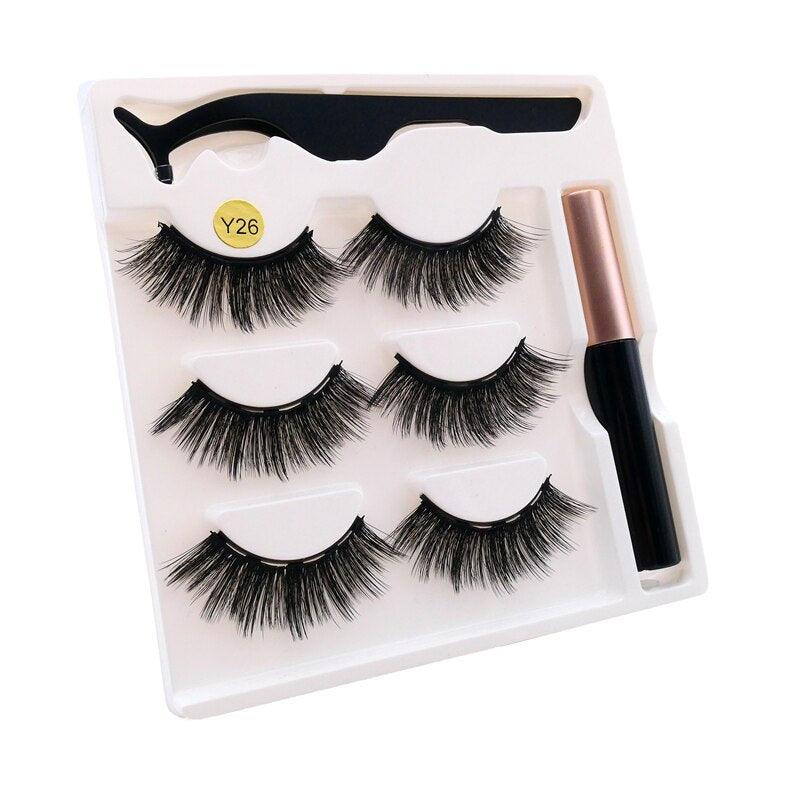 3/5 pairs of Natural Magnetic Eyelashes - ShopEbonyMonique