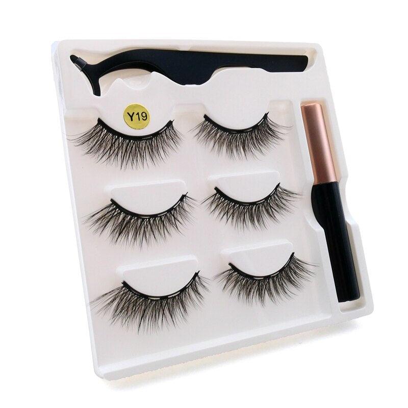 3/5 pairs of Natural Magnetic Eyelashes - ShopEbonyMonique