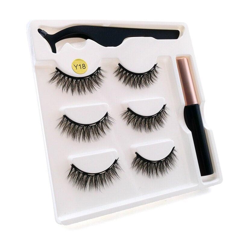 3/5 pairs of Natural Magnetic Eyelashes - ShopEbonyMonique