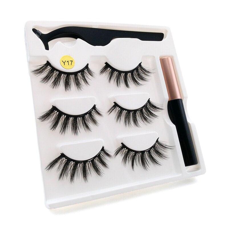 3/5 pairs of Natural Magnetic Eyelashes - ShopEbonyMonique