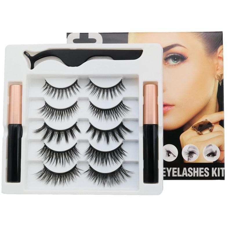 3/5 pairs of Natural Magnetic Eyelashes - ShopEbonyMonique