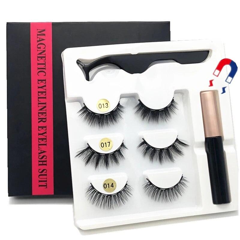 3/5 pairs of Natural Magnetic Eyelashes - ShopEbonyMonique