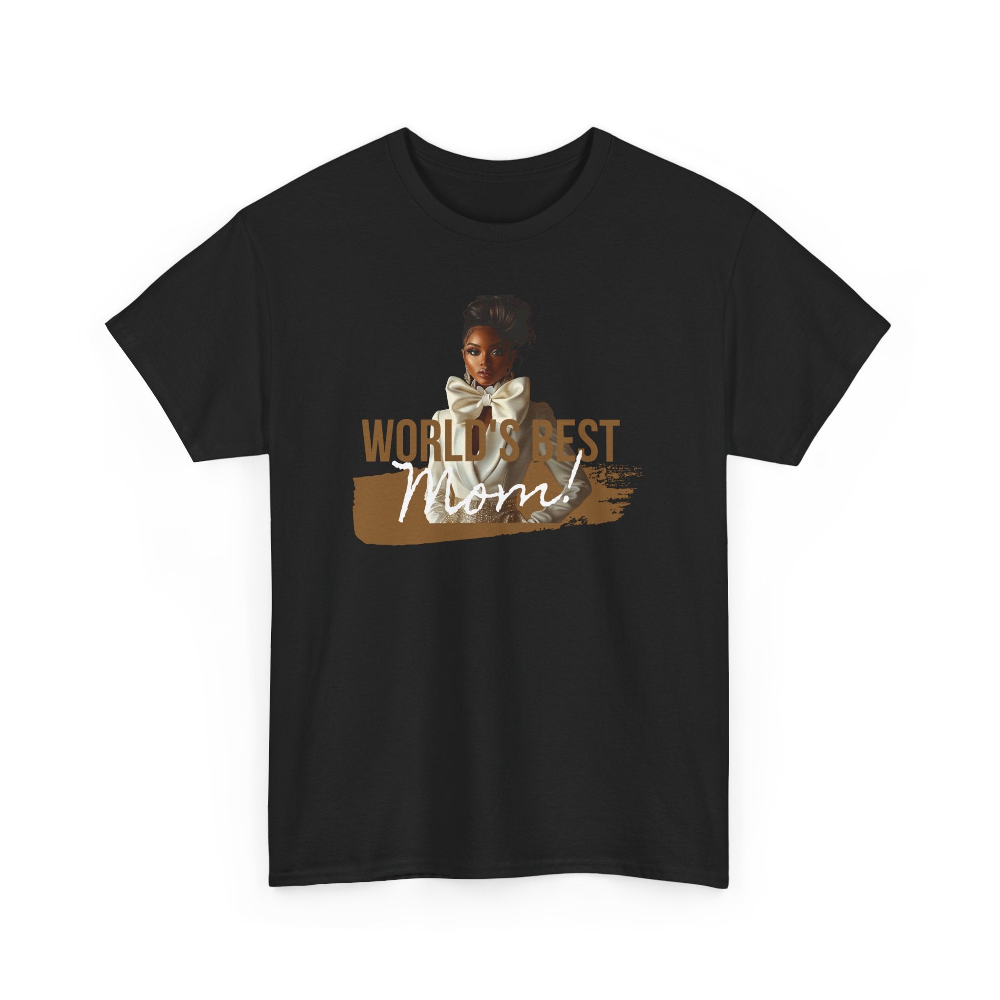 World's Best Mom Unisex Heavy Cotton Tee - Perfect Gift for Mother's Day