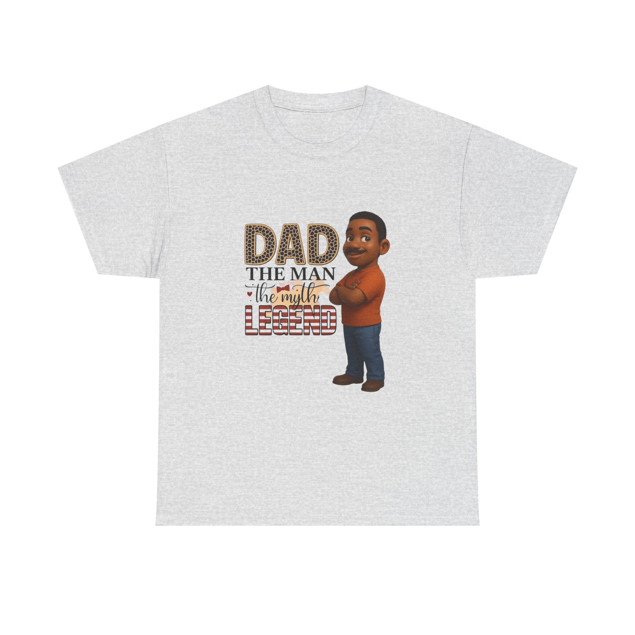 Dad The Man The Myth Legend Unisex Heavy Cotton Tee