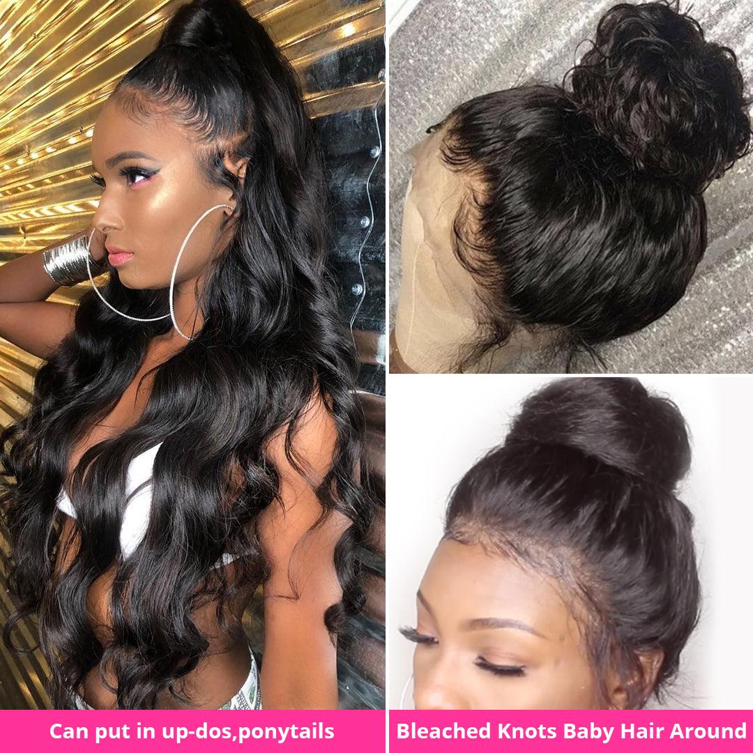 30 - 38 Inch Body Wave 360 Lace Frontal Wig - ShopEbonyMonique