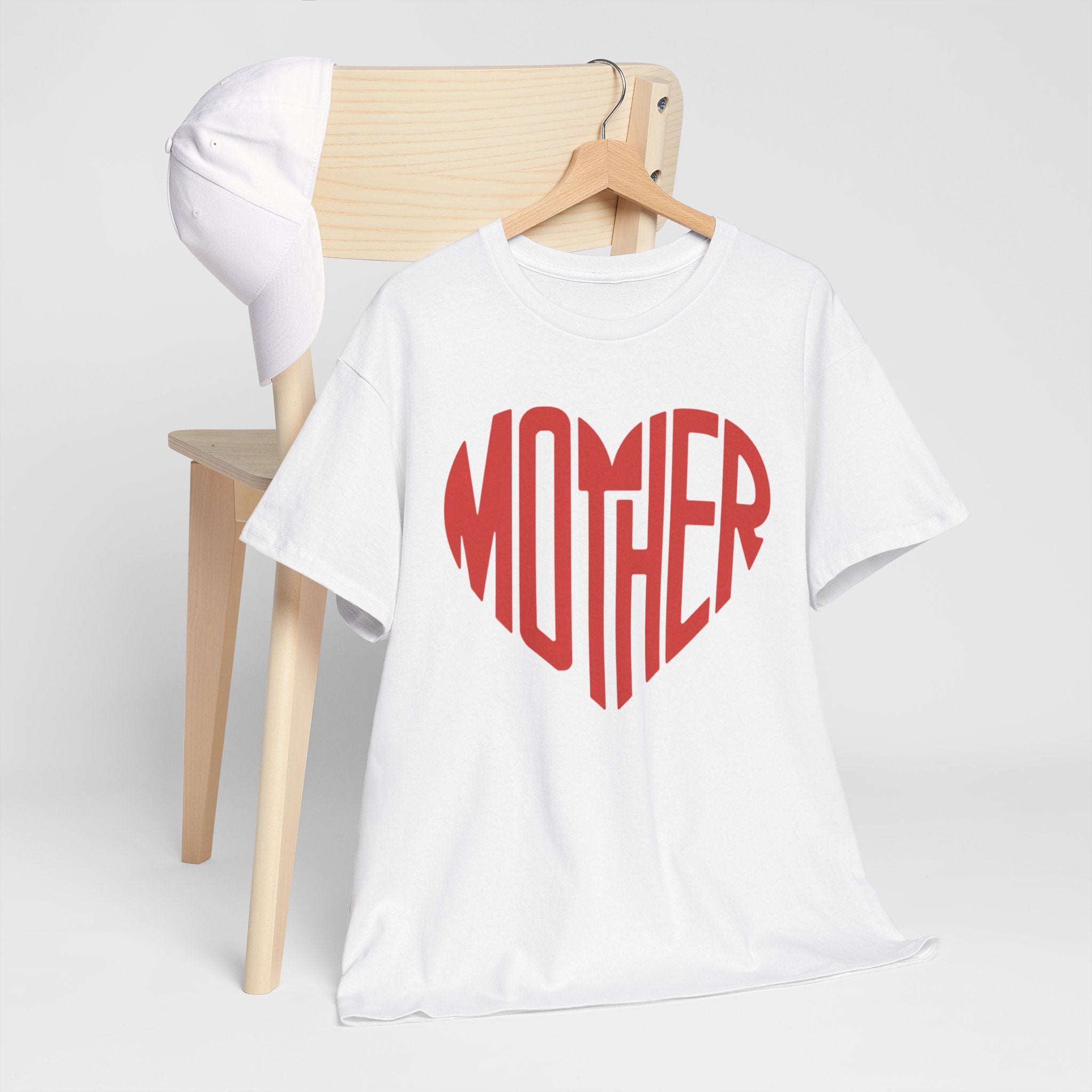 Mother Heart Unisex Heavy Cotton Tee - Perfect Gift for Mother's Day