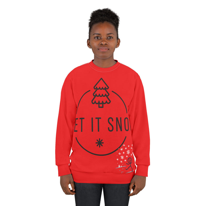 Let It Snow Christmas Sweatshirt - ShopEbonyMonique