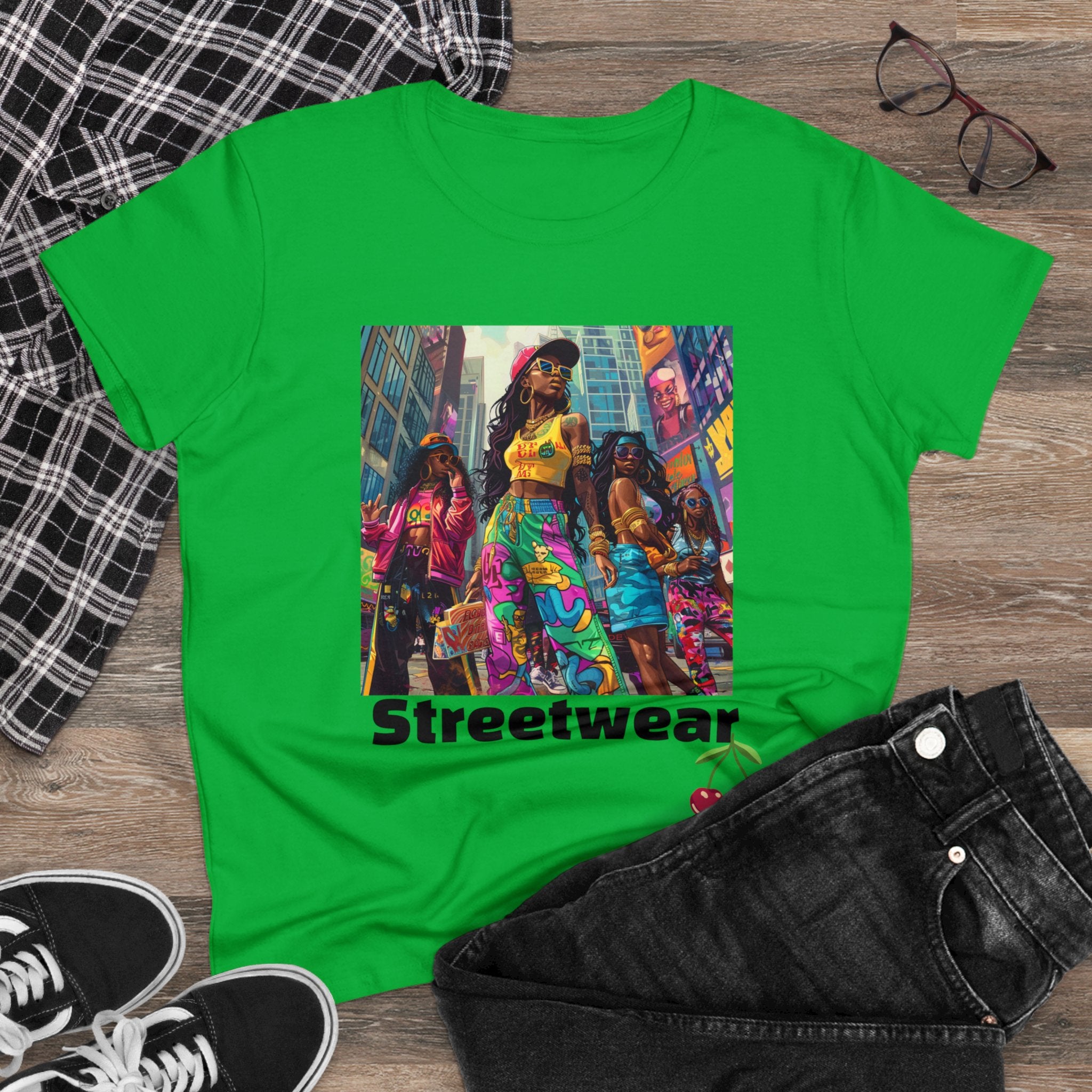 Streetwear Women's Cotton Tee - ShopEbonyMonique