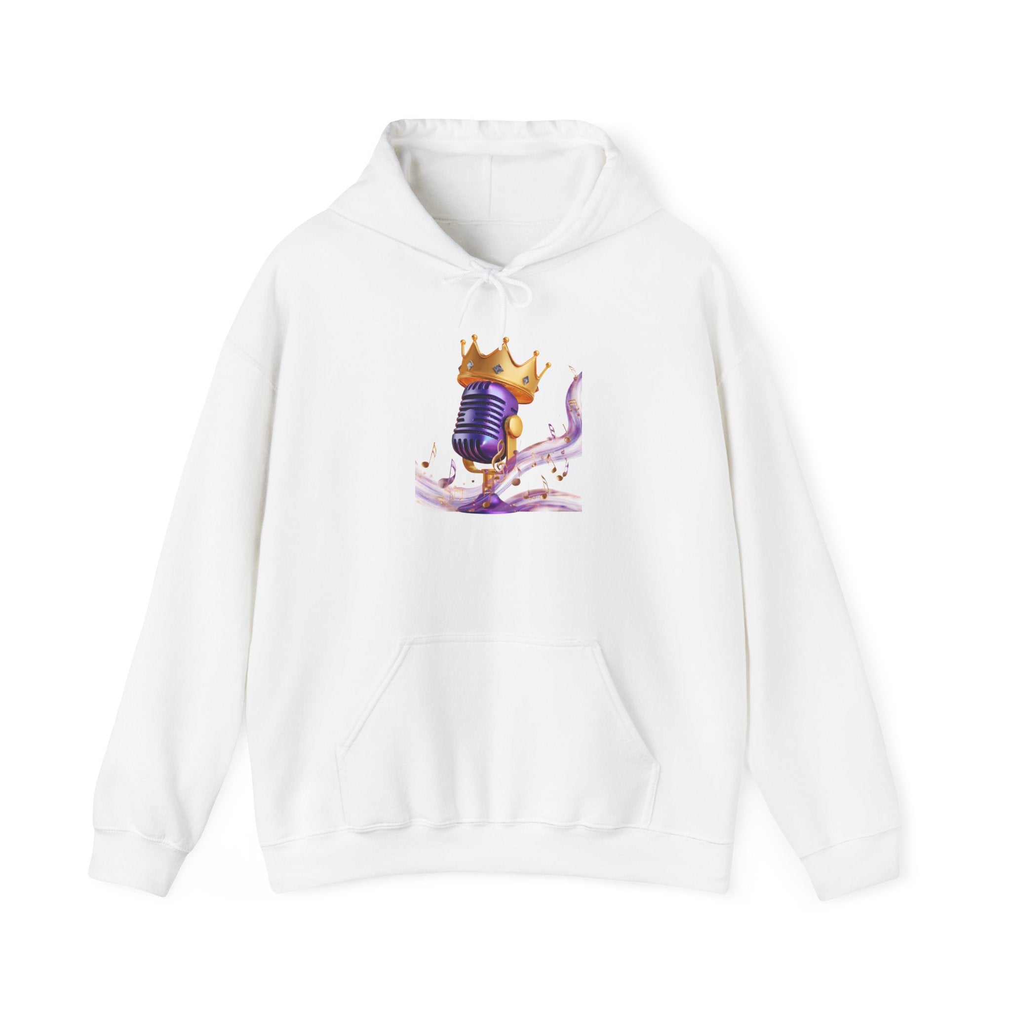 Kingdom Microphone Hoodie — Royal Music Podcast Sweatshirt