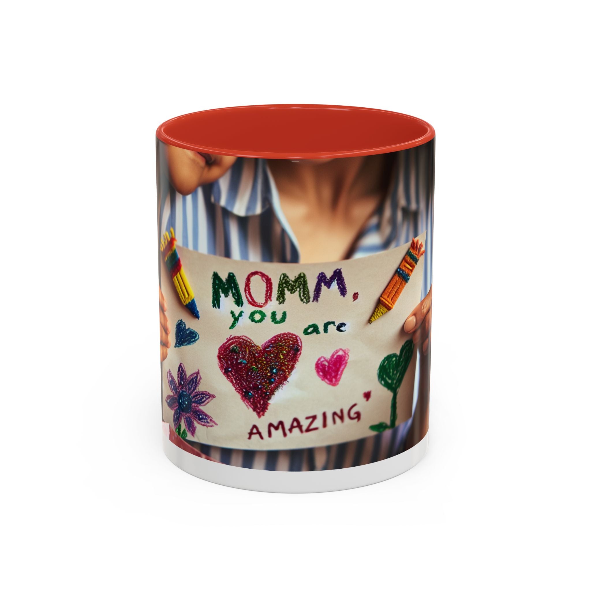 Mommy Appreciation Accent Coffee Mug - Heartfelt Gift for Mother's Day