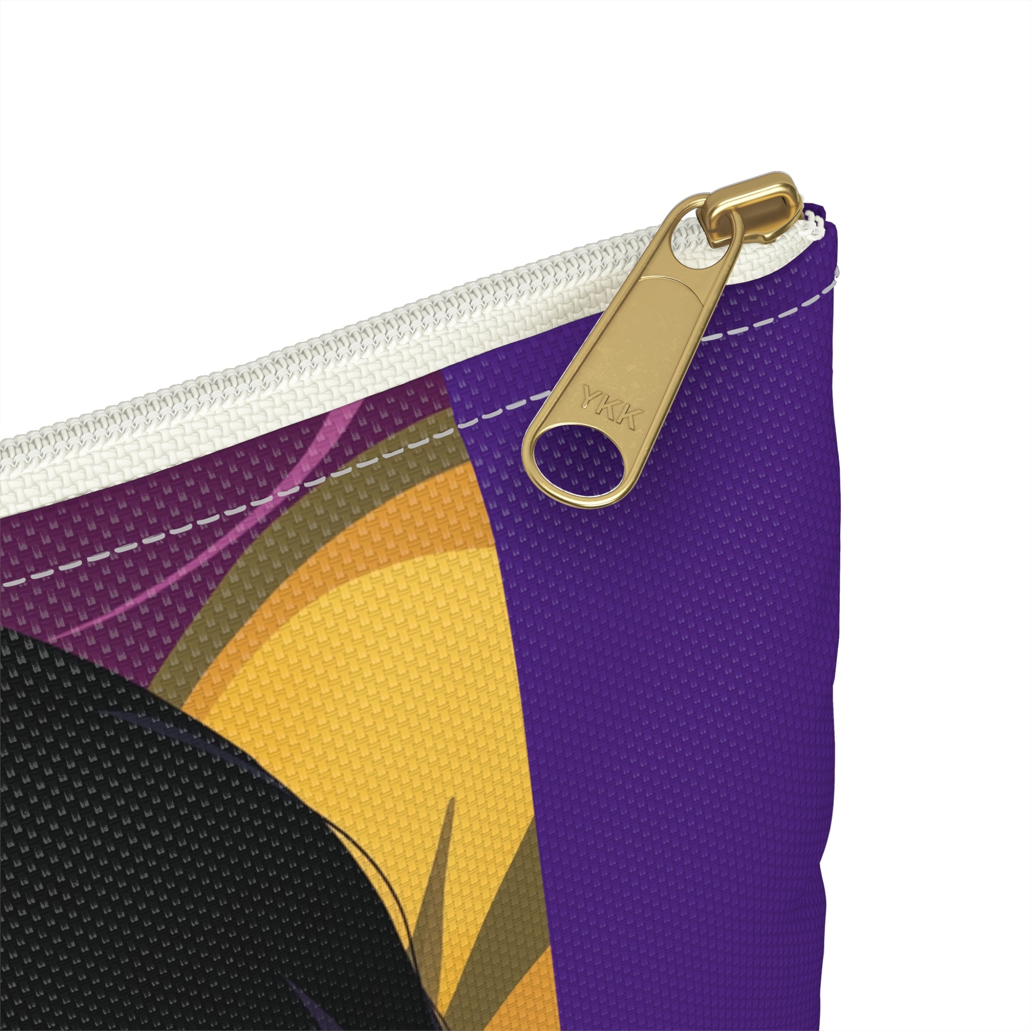 Beauty Chic Graphic Accessory Pouch - Bold Portrait Design