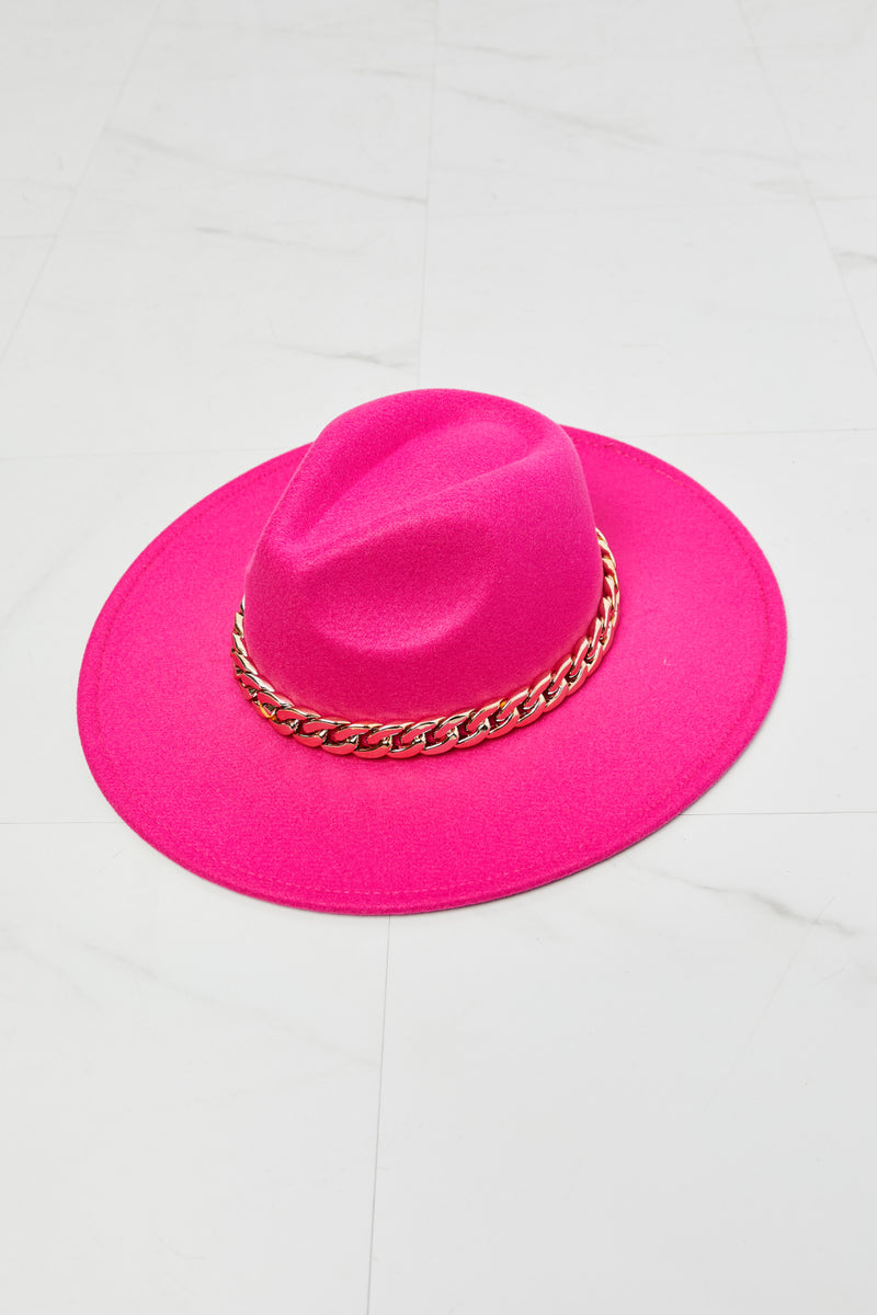 Fame Keep Your Promise Fedora Hat in Pink - ShopEbonyMonique