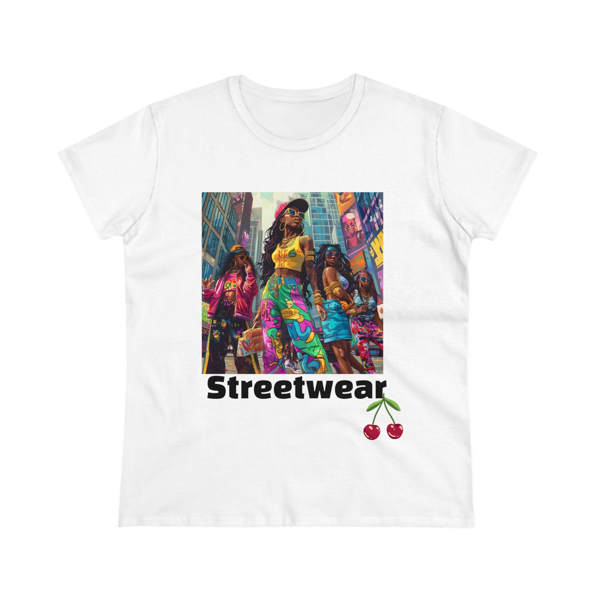 Streetwear Women's Cotton Tee - ShopEbonyMonique