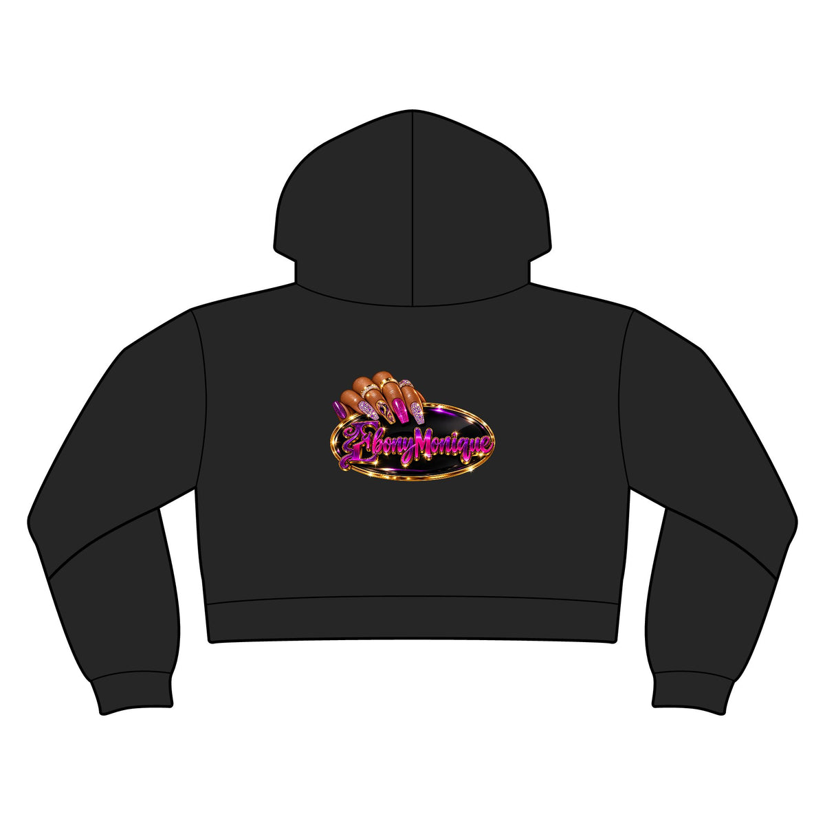 EM Womens Relaxed Crop Hoodie