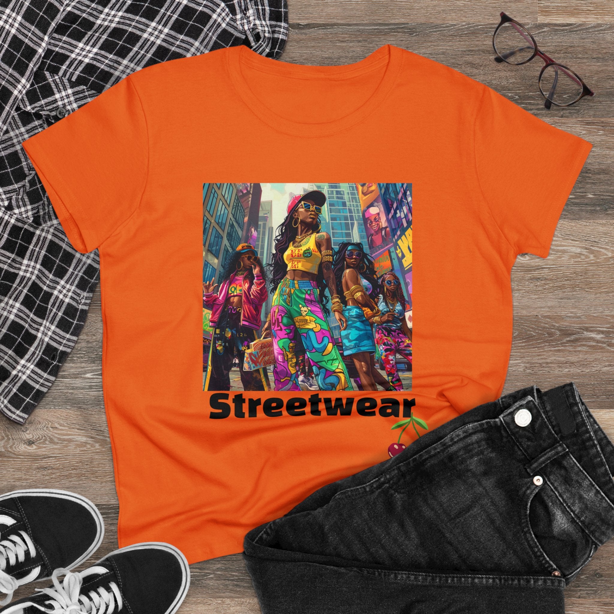 Streetwear Women's Cotton Tee - ShopEbonyMonique