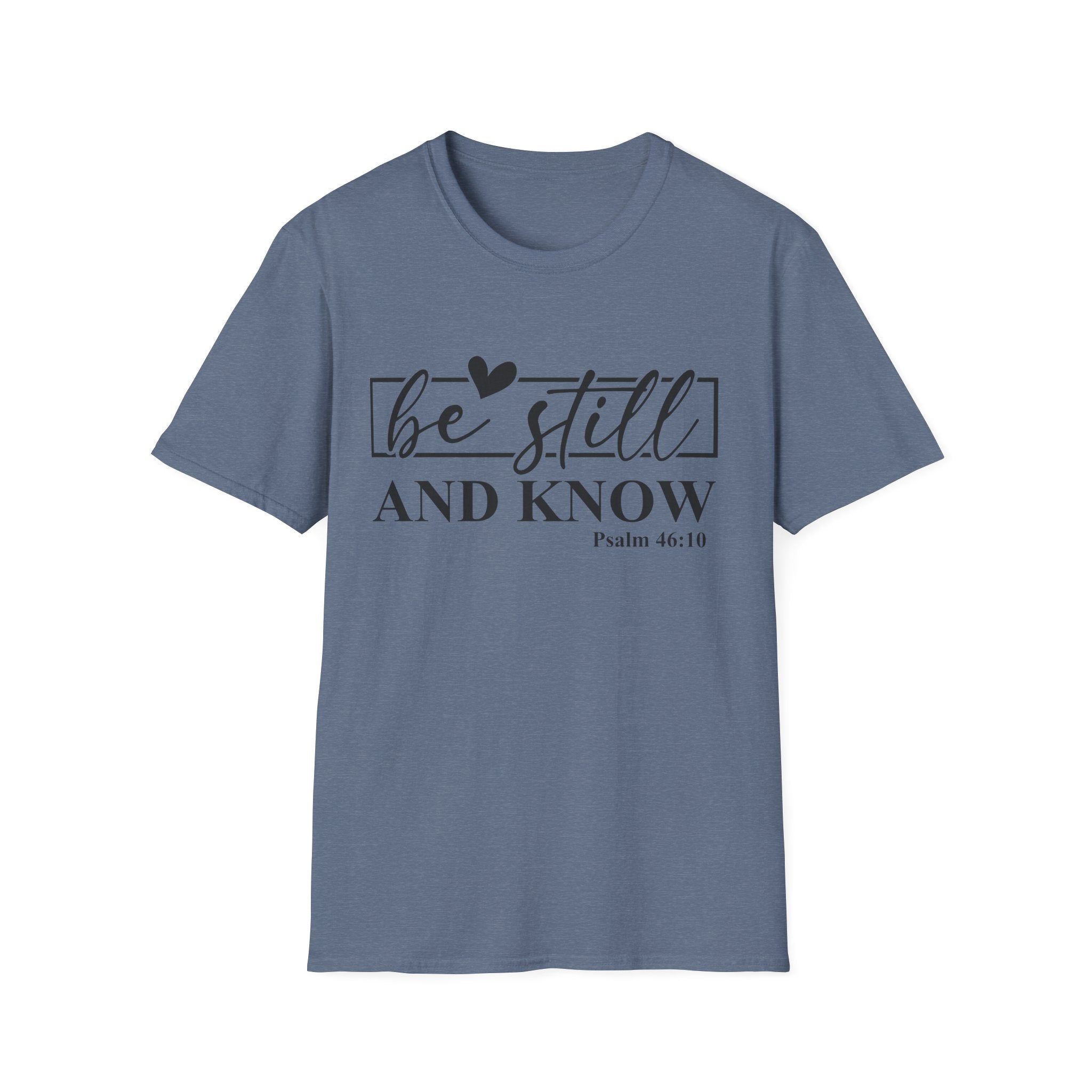 Be Still and Know Unisex T-Shirt | Inspirational Faith Shirt | Comfortable Softstyle Tee for Everyday Wear | Perfect for Gifts, Church [...]