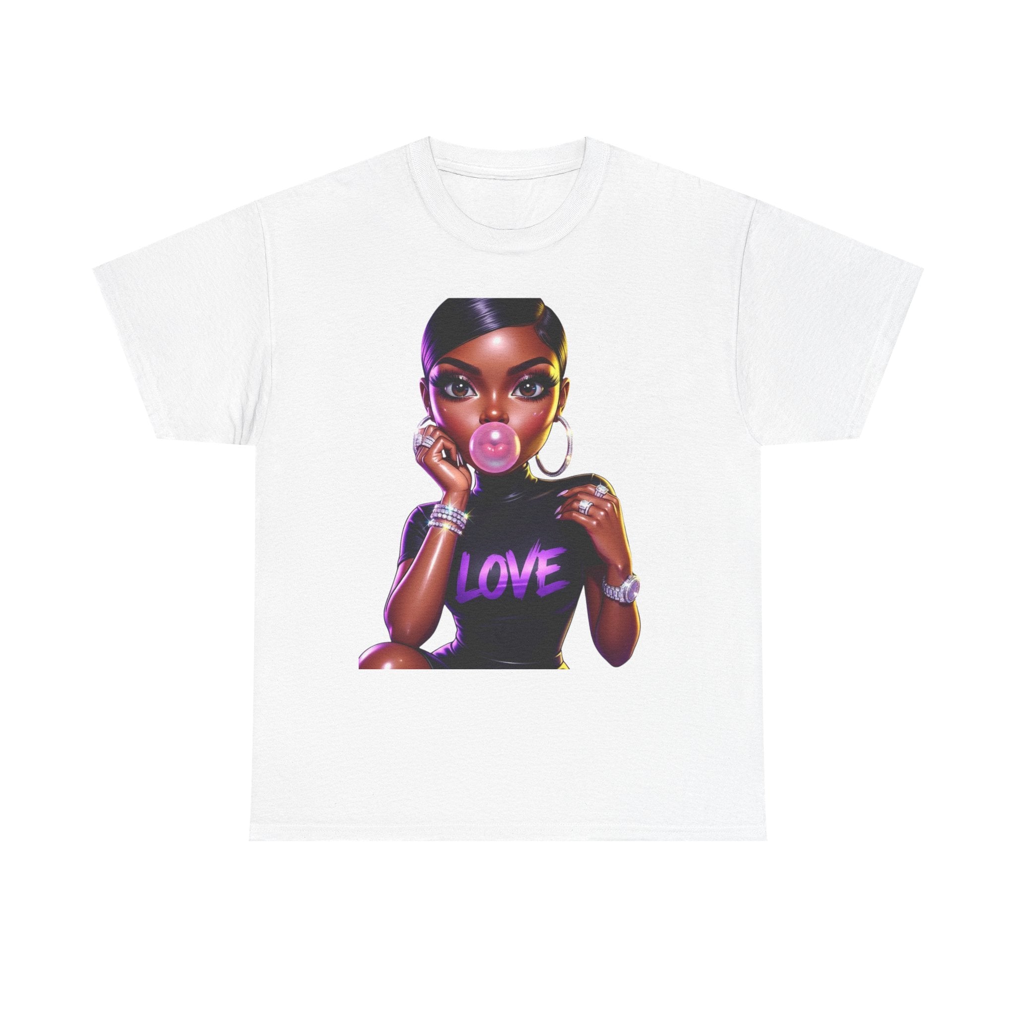 Love Bubblegum Tee — Black Girl Magic Graphic T-Shirt