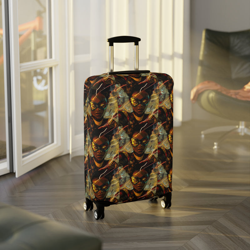 Afro Hero Luggage Cover