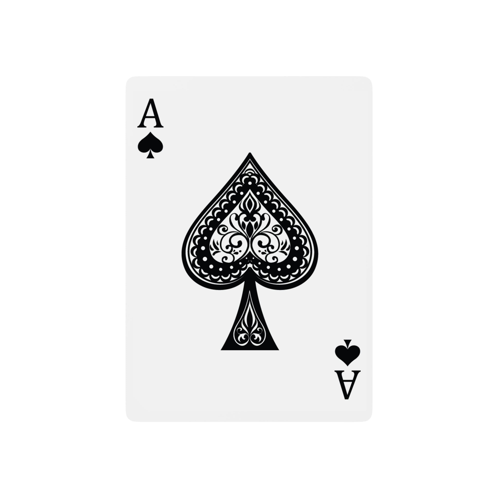 Ebony Monique Poker Playing Cards — Luxury Purple & Gold Deck
