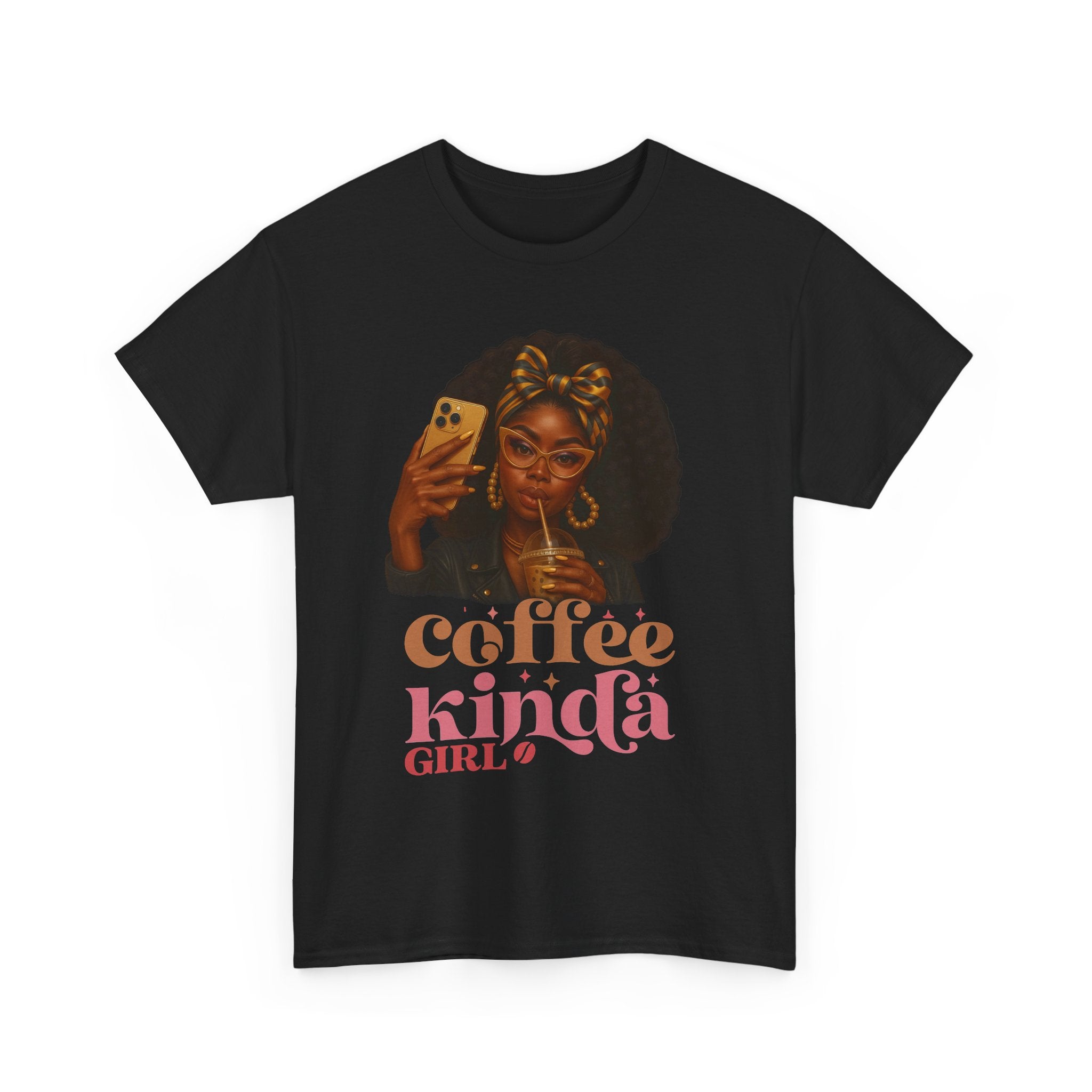 Coffee Kinda Girl Tee – Trendy Cotton T-Shirt for Coffee Lovers