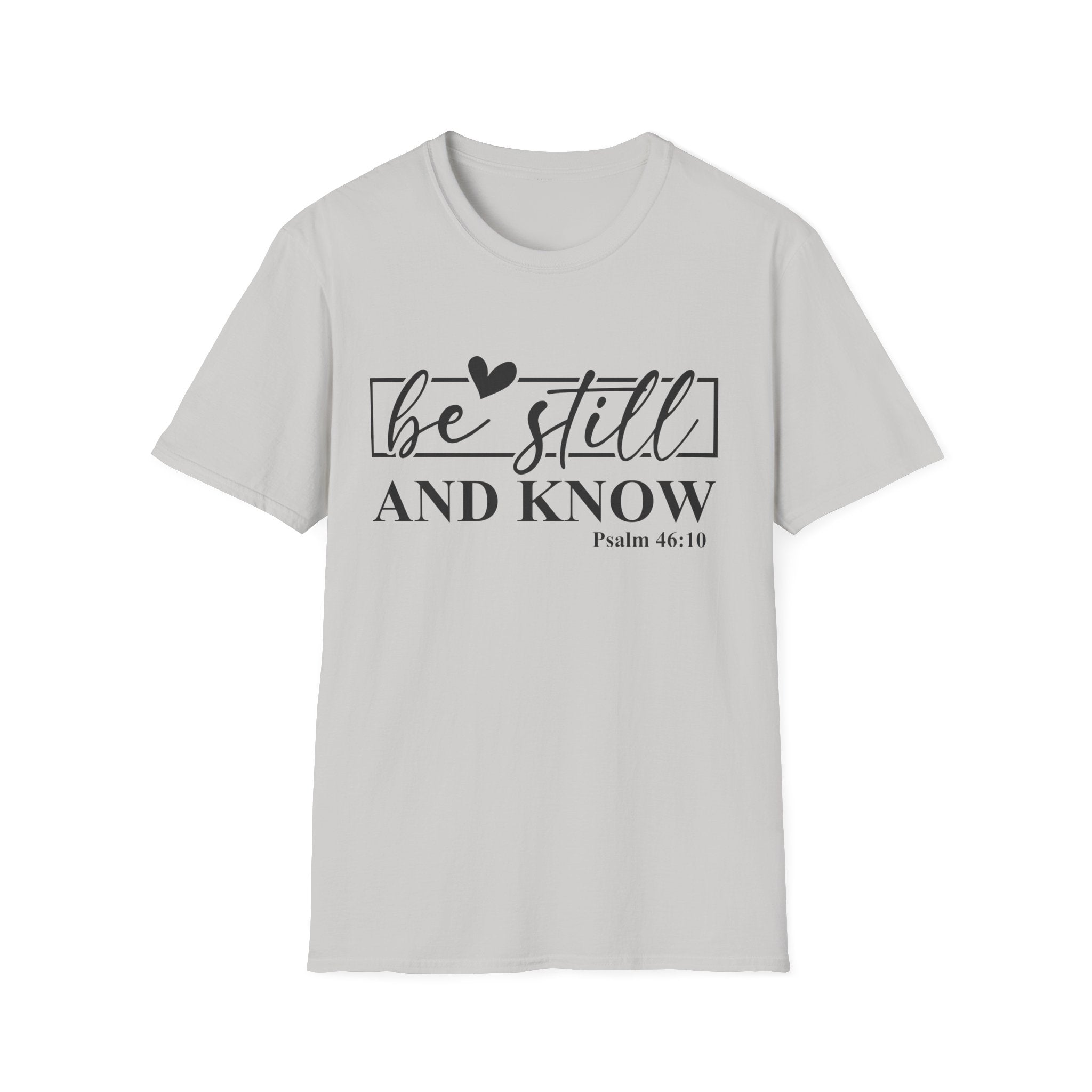 Be Still and Know Unisex T-Shirt | Inspirational Faith Shirt | Comfortable Softstyle Tee for Everyday Wear | Perfect for Gifts, Church [...]