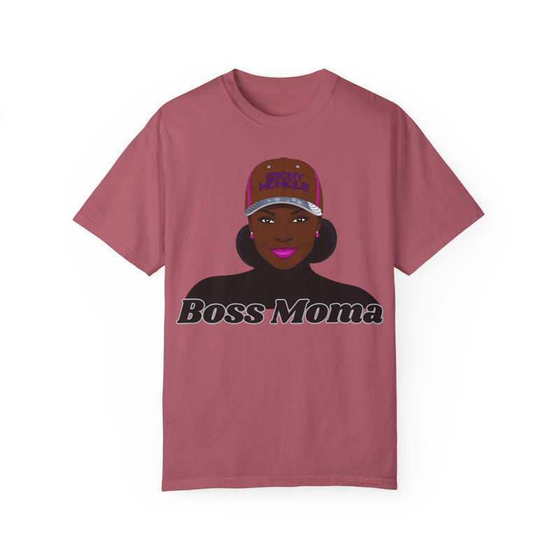Boss Moma Unisex Garment-Dyed T-Shirt - Empowerment Tee for Moms