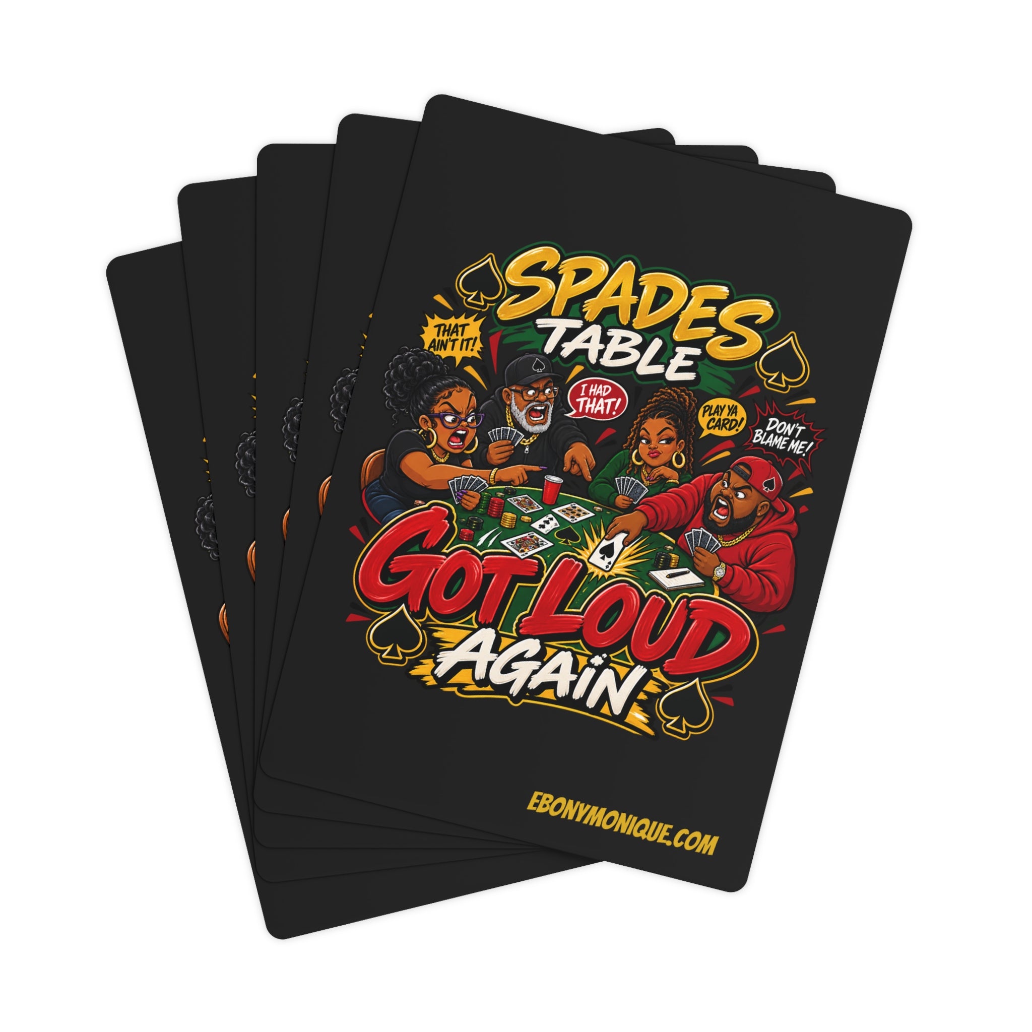 Spades Battle Poker Cards