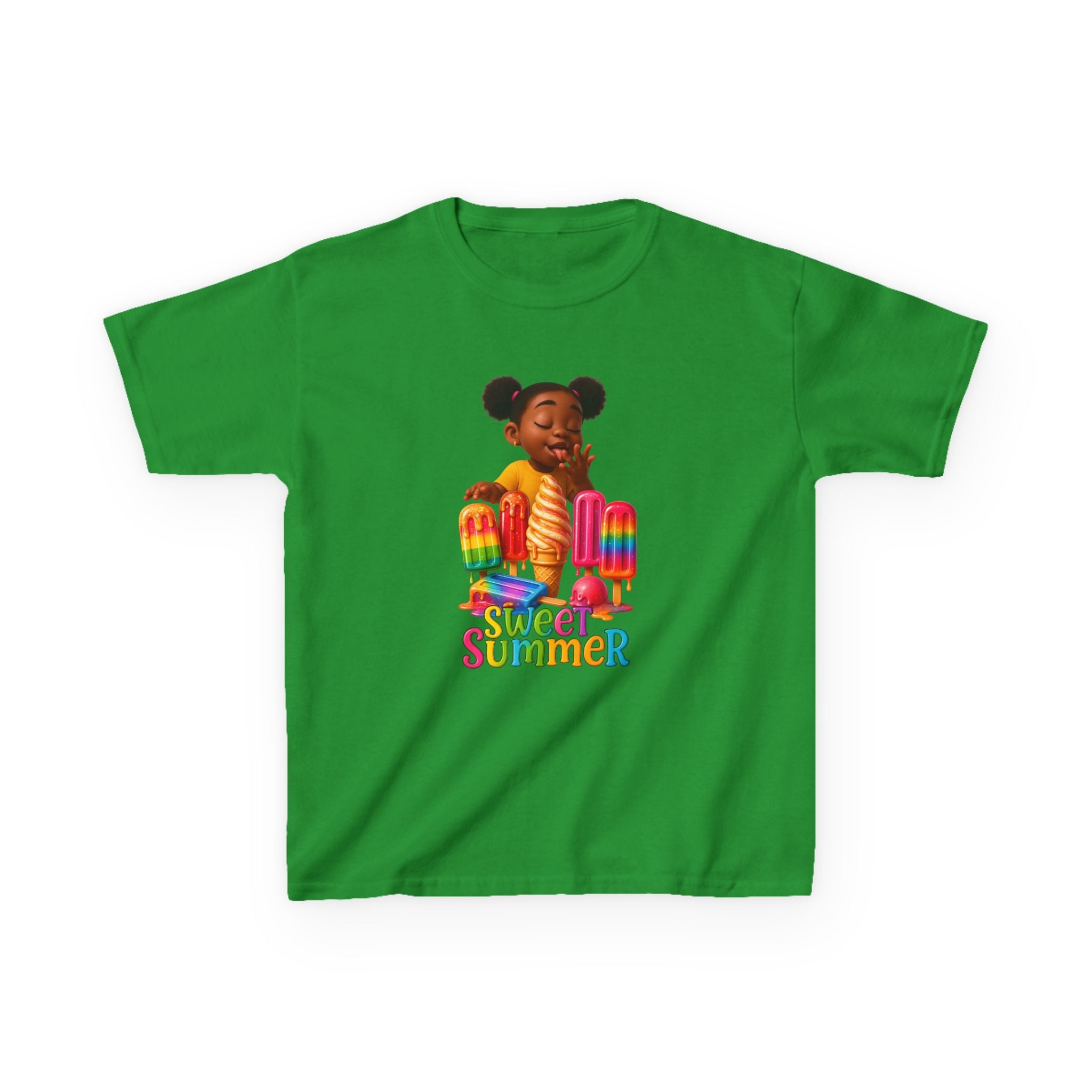 Kids Summer Ice Cream Tee - "Sweet Summer" Graphic T-Shirt
