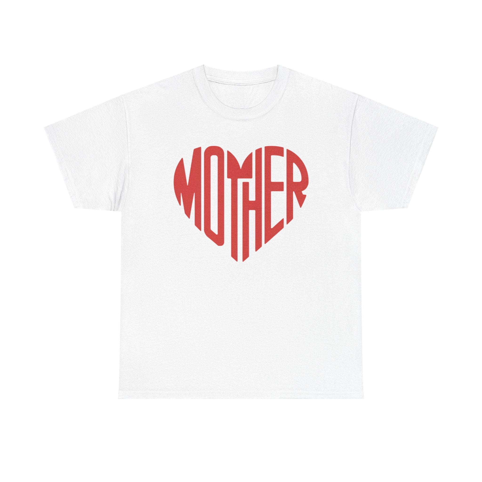 Mother Heart Unisex Heavy Cotton Tee - Perfect Gift for Mother's Day
