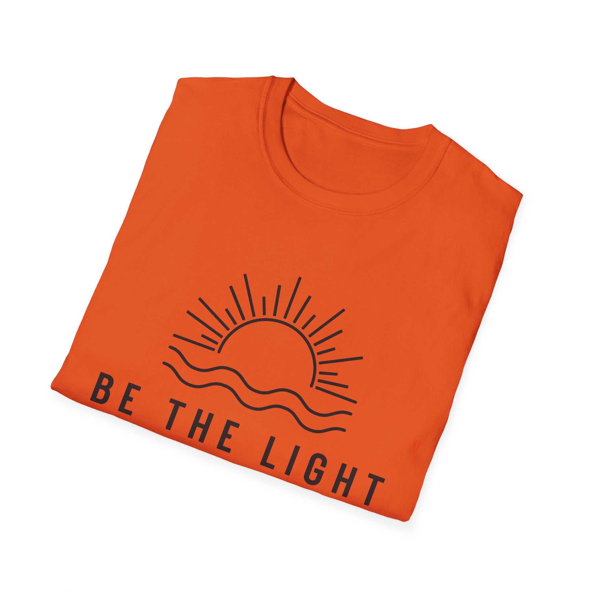 Be The Light Unisex T-Shirt - Inspirational Christian Apparel, Faith-Based Gift, Summer Wear, Positive Vibes, Matthew 5:14