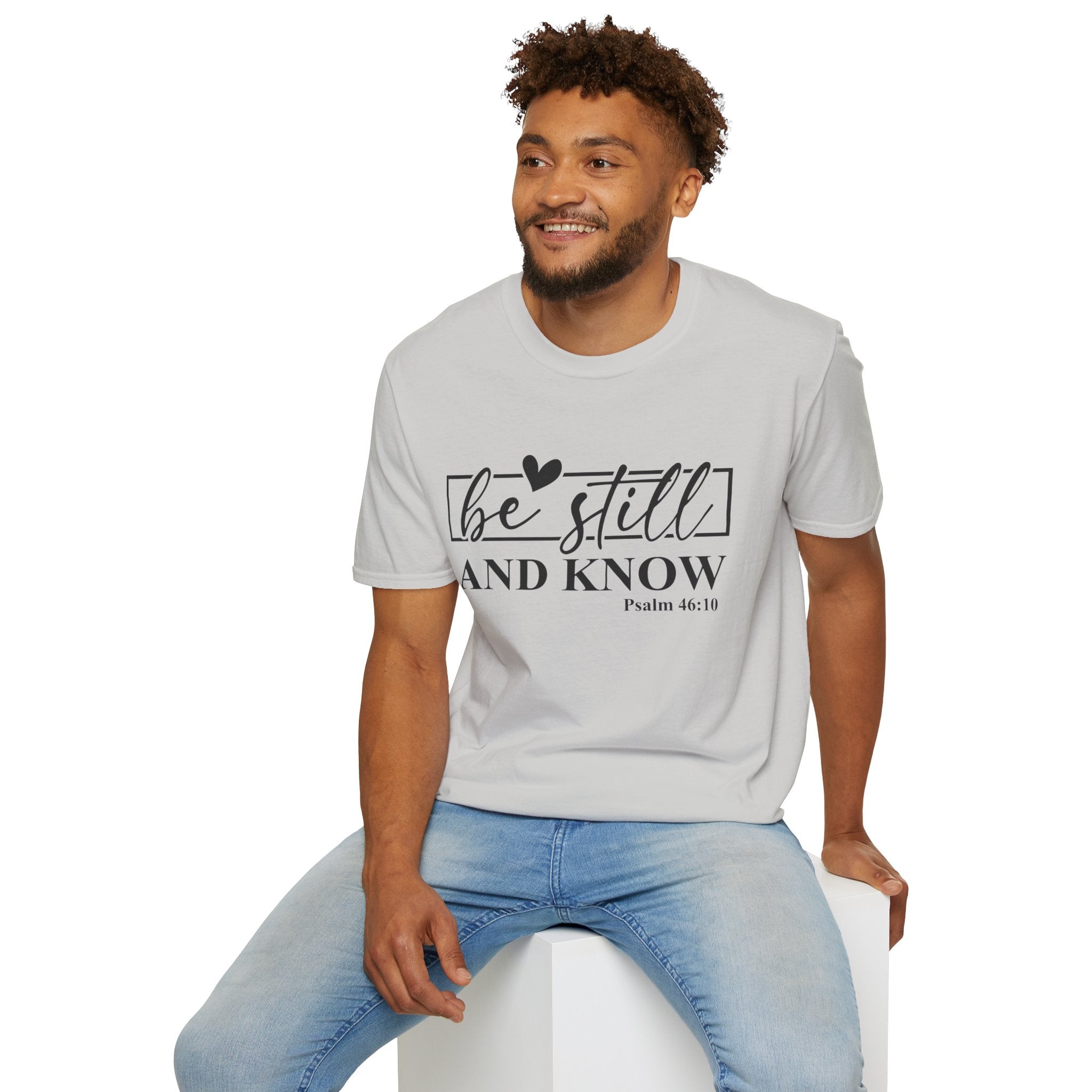 Be Still and Know Unisex T-Shirt | Inspirational Faith Shirt | Comfortable Softstyle Tee for Everyday Wear | Perfect for Gifts, Church [...]
