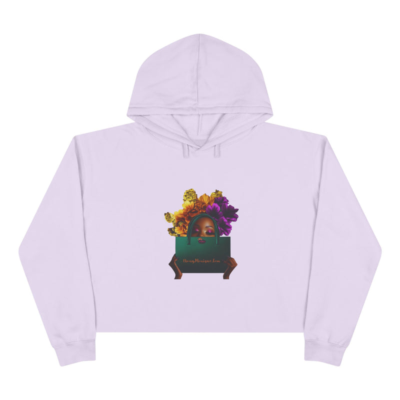 Beautiful Lady Crop Hoodie