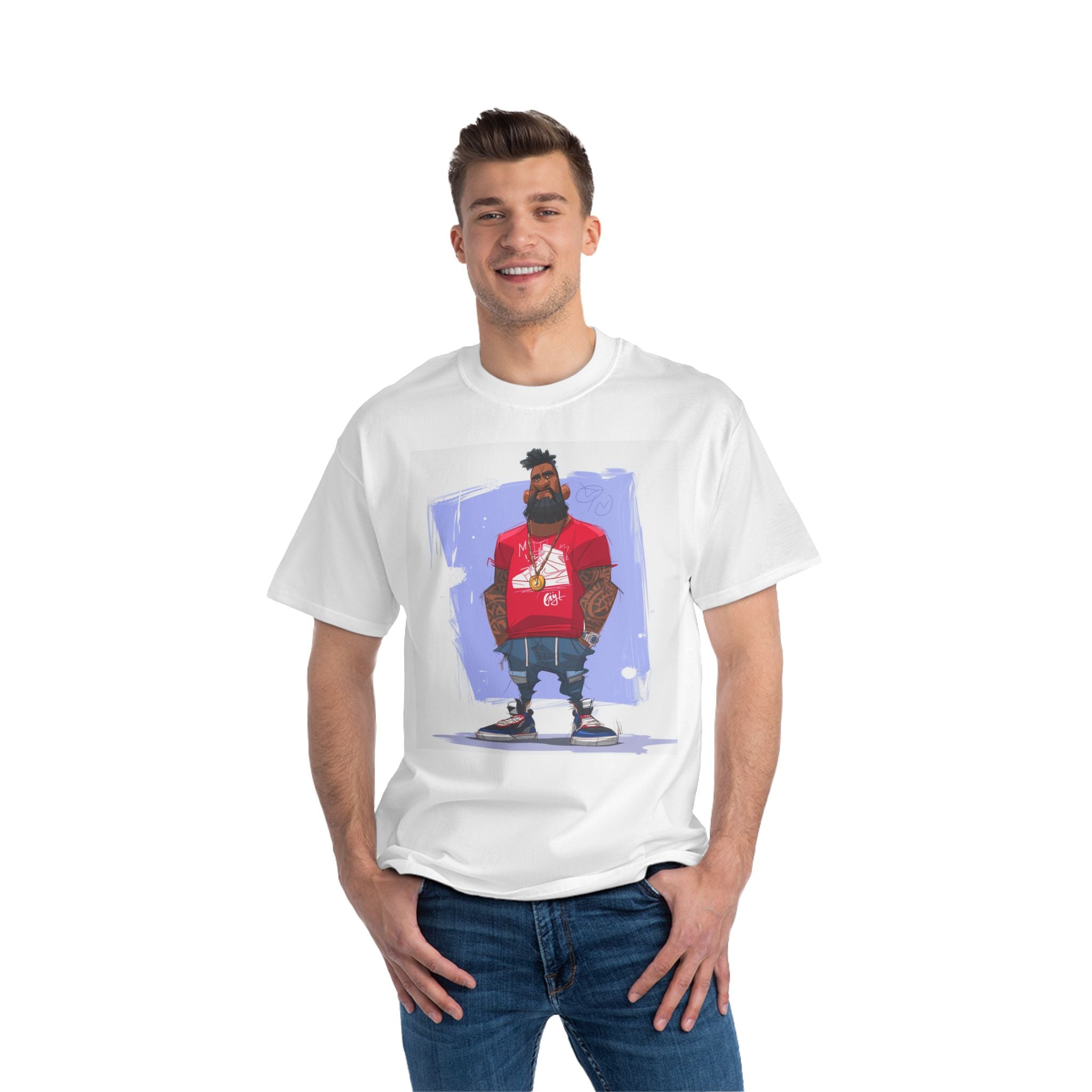 My Guy Street Style Graphic T-Shirt - Cool Cartoon Design