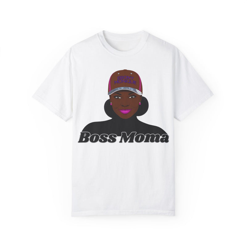 Boss Moma Unisex Garment-Dyed T-Shirt - Empowerment Tee for Moms
