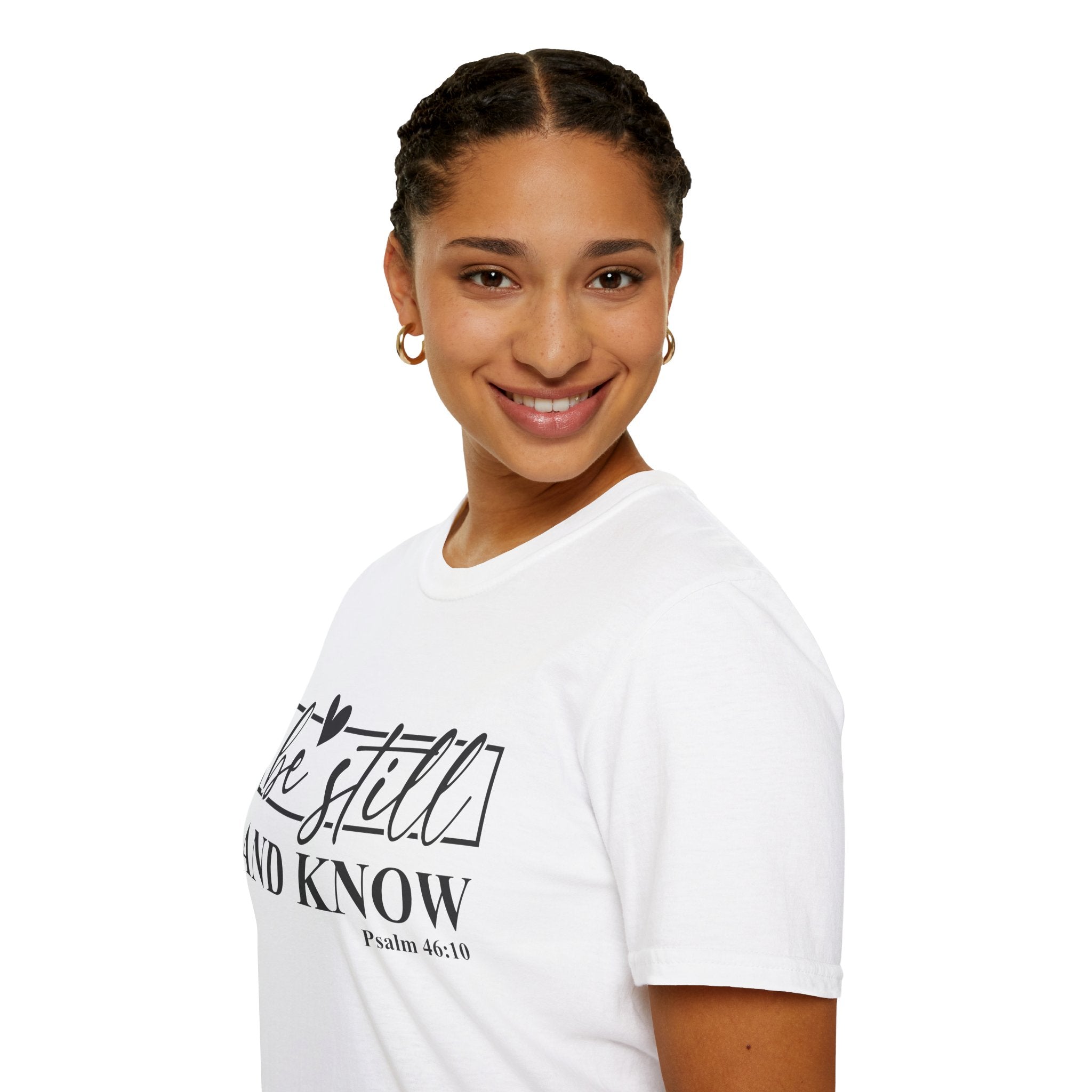 Be Still and Know Unisex T-Shirt | Inspirational Faith Shirt | Comfortable Softstyle Tee for Everyday Wear | Perfect for Gifts, Church [...]