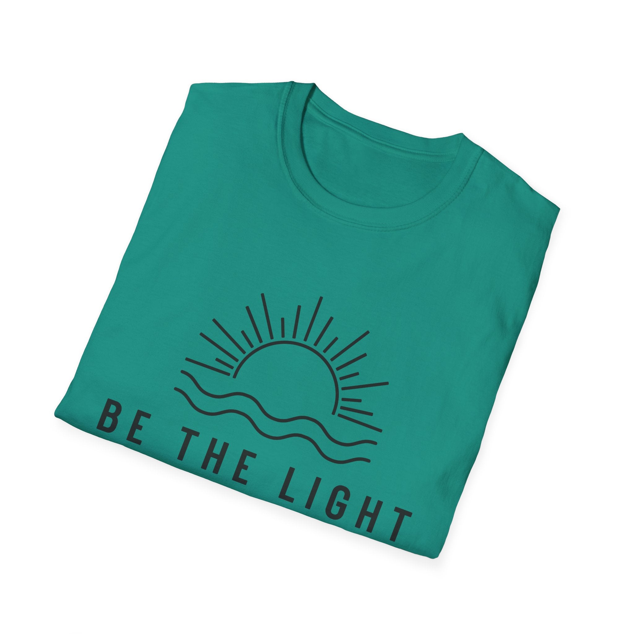 Be The Light Unisex T-Shirt - Inspirational Christian Apparel, Faith-Based Gift, Summer Wear, Positive Vibes, Matthew 5:14